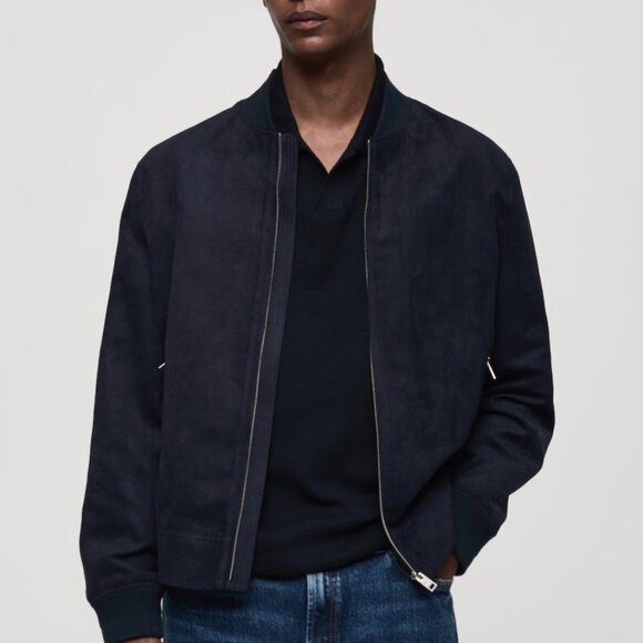 Men's Mango Bomber Jacket XXL - Picture 2 of 6